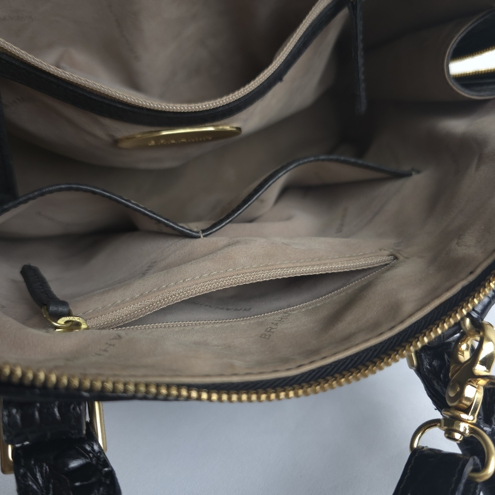 Brahmin Black Satchel Bag - Picture 6 of 15